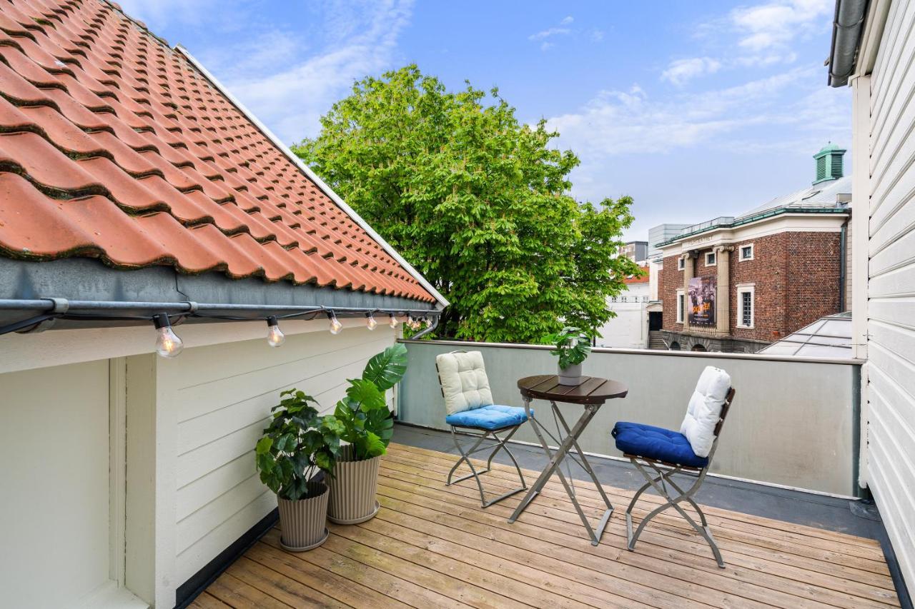 Charming Rooftop Apartment In Heart Of Stavanger Dış mekan fotoğraf